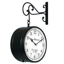 Ancienne horloge murale double