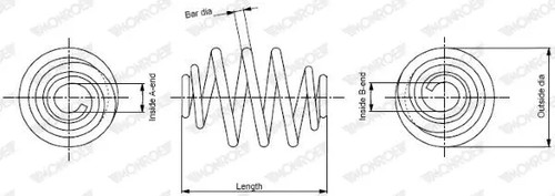 Ressort suspension minibloc - ressort,