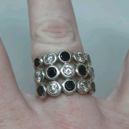 10k5 jolie grosse - bague, pave