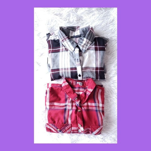Womens plaid long sleeve - plaid,