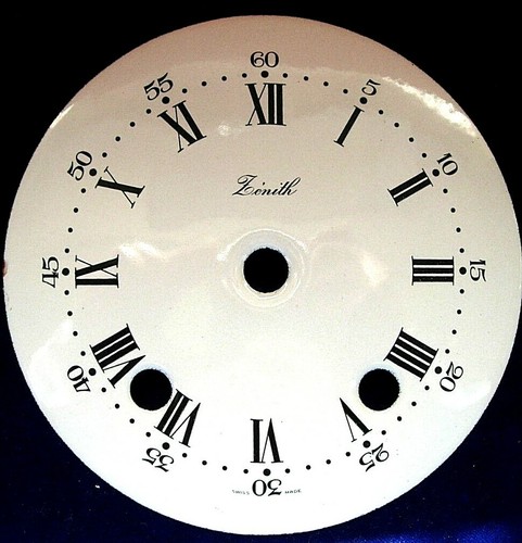 Cadran pendule neuchateloise