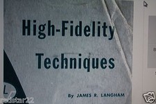 High Fidelity Techniques on CD