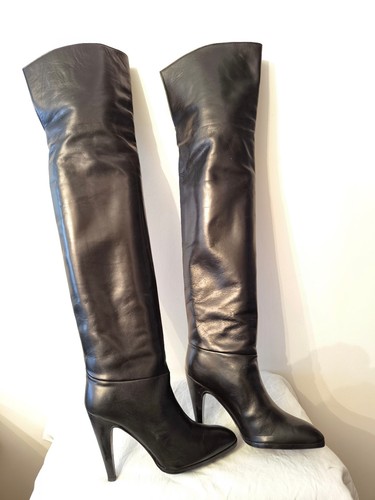 Bottes cuissardes noir - "noir",