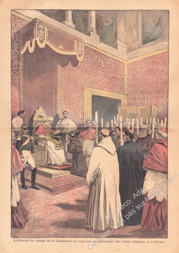 1898 chandeleur vatican - 1898,