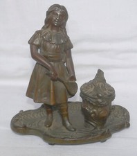 ENCRIER en REGULE ANCIEN