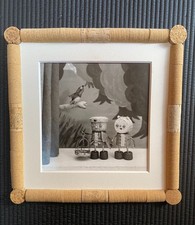 Trés rare tableau réalisé par l'artiste Japonaise Mamiko Kataoka 1996