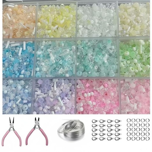 Kit perles couleurs glace - de,