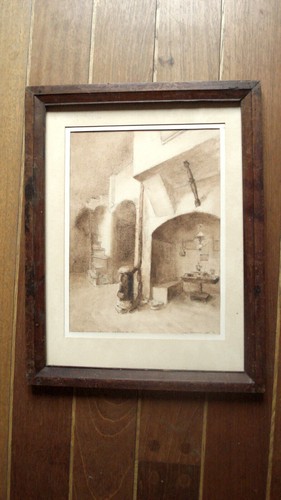 Rare aquarelle ancienne
