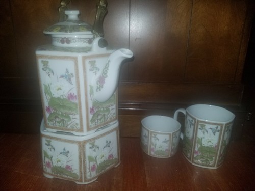 Vintage ceramic tea pot - vintage,