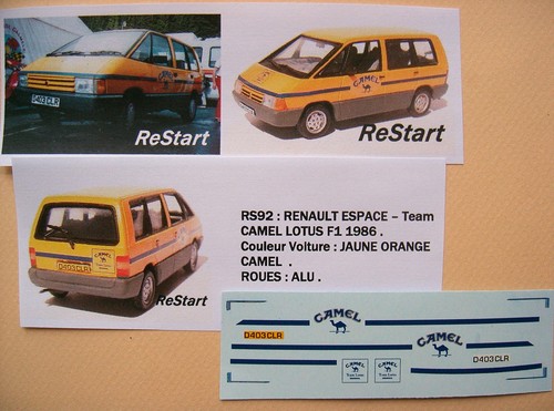 Rs092 decal restart - rs092, 1/43