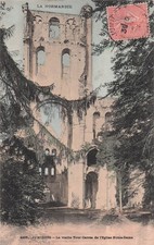 76 JUMIEGES LA VIEILLE TOUR CARREE DE L EGLISE NOTRE DAME