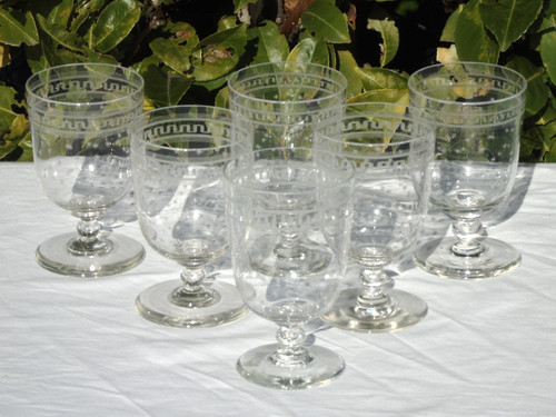 Service verres eau - verres, à