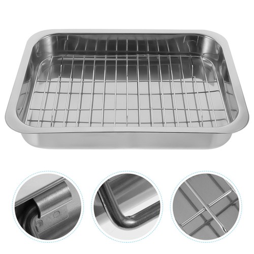 Plat rôtir avec - avec, grille