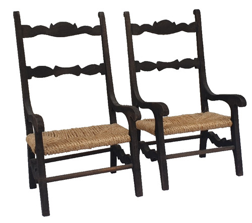 Anciennes paire fauteuils - de,