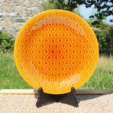 Ancien plat rond en faïence