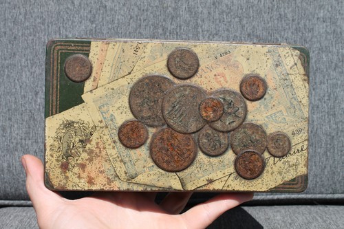 Ancienne boite tôle - ancienne,