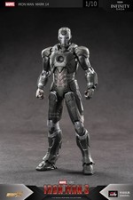 ZD Toys Marvel Avengers 1/10 Iron Man MK14 Action Figure Set