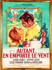 AUTANT en EMPORTE le VENT Rteh-POSTER HQ 40x60cm d'une AFFICHE VINTAGE