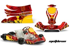 Autocollants Graphiques De Karting Pour KG Freeline Birel Cadet MELTDOWN Y R