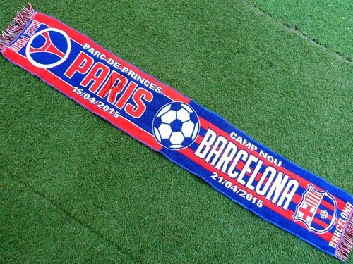 Echarpe psg barcelone - psg, paris