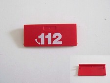 PLAYMOBIL (G3290) POMPIERS - Porte Coffre Arrière Voiture du Chef d'Unité 3177