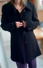 MANTEAU EN LAINE MELANGÉE