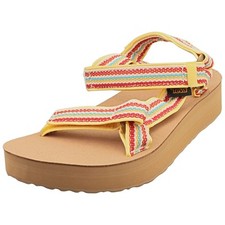 Sandales de marche Teva Jaune Multicolore Femme Midform Universal