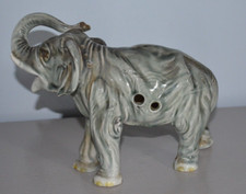 Veilleuse Eléphant en Porcelaine Allemande Non Electrifiée