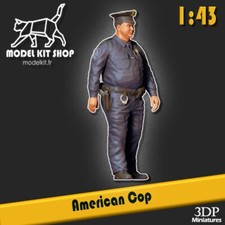1:43 - Figurine Policier