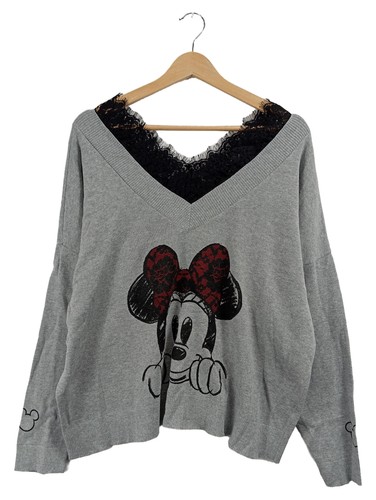Disney pull femme gris minnie - disney,