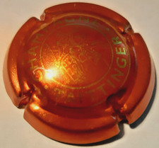 Capsule de champagne Taittinger Rose-orangé N°90