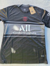 Maillot Neymar PSG Third 21/22 Neuf Avec Étiquettes Football Shirt Taille L Pari