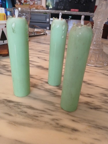 Fausses bougies verre - fausses,
