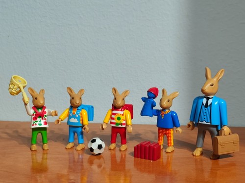 Lot playmobil figurines - figurines, lapins