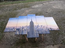 Tableau Triptyque New York Très Bon État 