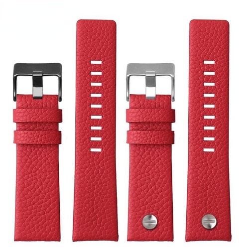 Rouge bracelet montre - bracelet, cuir