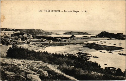 Cpa trebeurden les - -, trois
