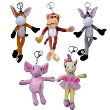 Peluche singe âne ours - singe, 3d
