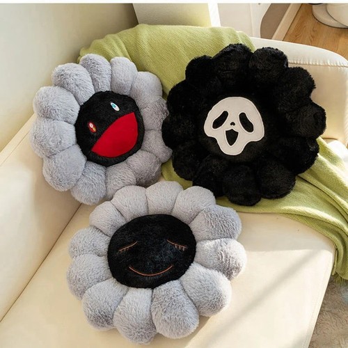 Coussin peluche fleur - coussin,