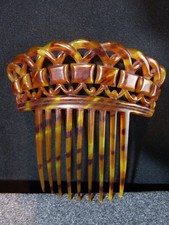 Peigne tiare diadème de style art déco gout écaille