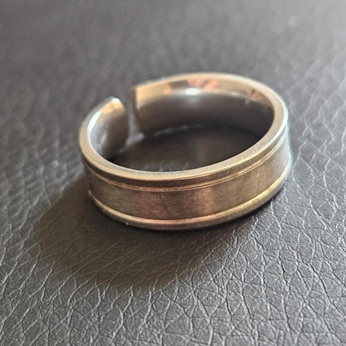 Bague anneau plat ouvert
