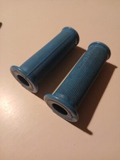  paire poignées caoutchouc Bleu enfant 20mm vélo Patinette ancien 10Cm vintage