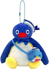 Sanrio Character Tuxedo Sam x Pingu Collaboration Mascotte Peluche Porte-clés...