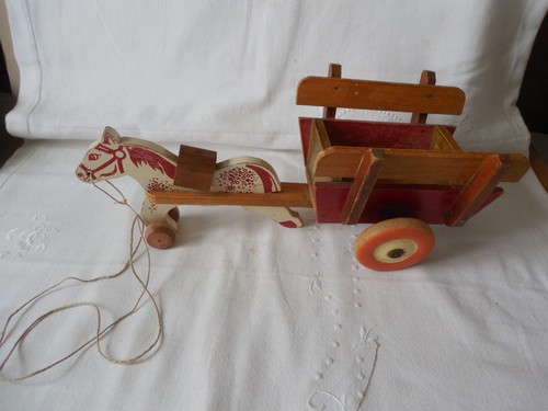 Ancien jouet bois - ancien, en