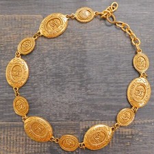 Collier chaîne ovale vintage