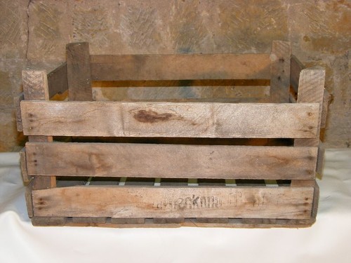 Grand vieux caisse bois - grand,