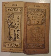 CARTE MICHELIN N°3, SUR PAPIER, AMIENS-ARRAS, DEUXIÈME EDITION.