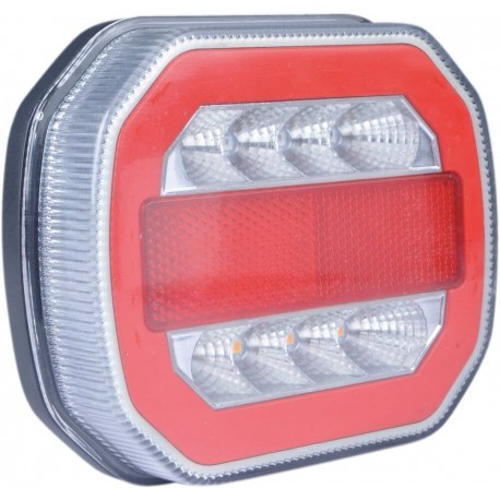 Feu arrière carré led côté - feu,