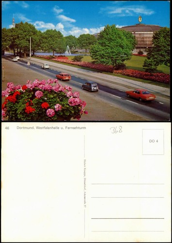 Postcard dortmund street view - postcard,