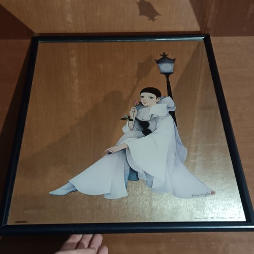 Grand cadre miroir pierrot - grand,